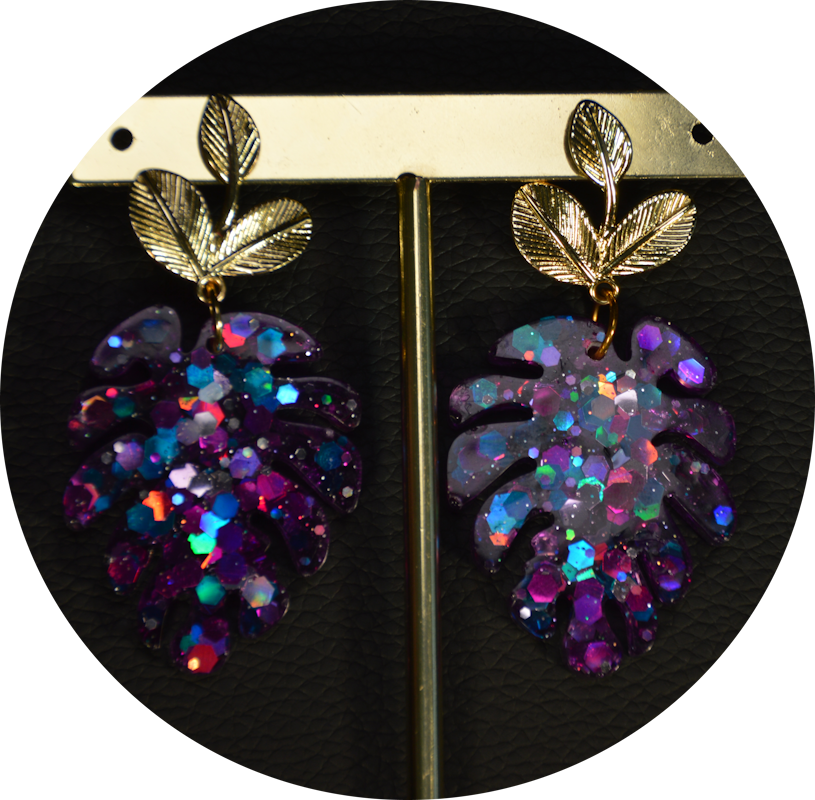 Boucles d'oreilles Feuilles