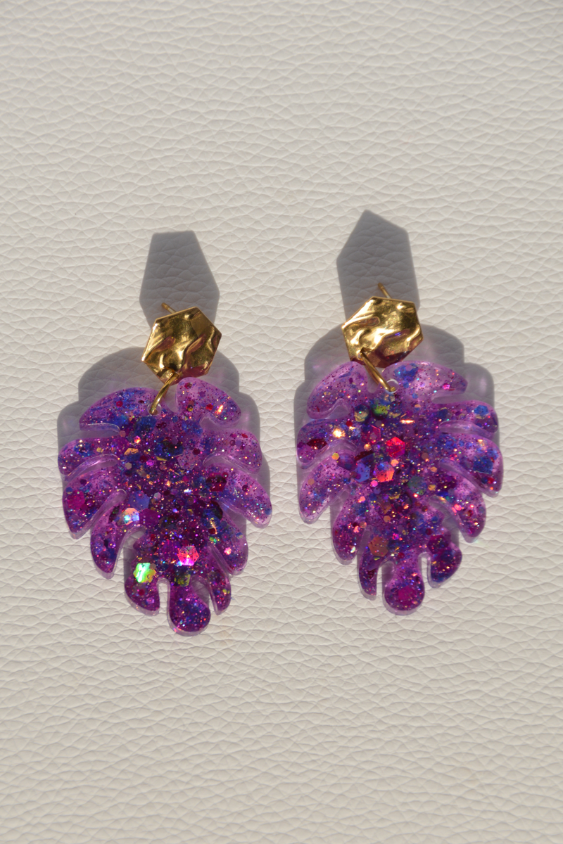 Boucles d'oreilles Feuilles