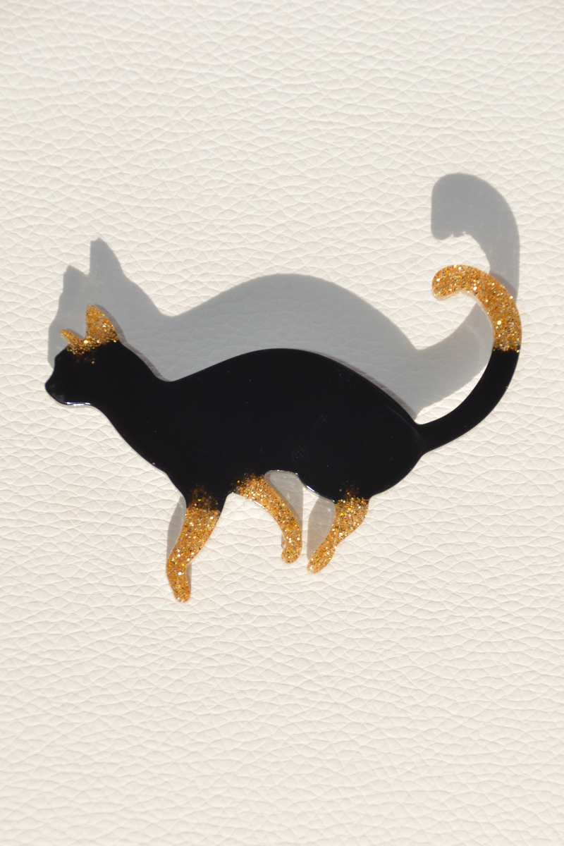Broche chat